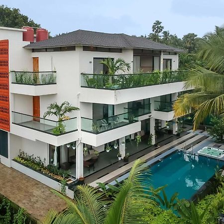 Villa Sereno By Stayvista - An Elegant And Entertaining Retreat Featuring A Swimming Pool, Outdoor Jacuzzi, Modern Interiors, And A Snooker Table 阿里巴格 外观 照片